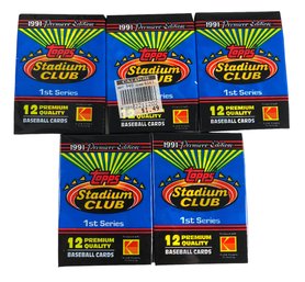 1991 Topps Stadium Club Series 2 Baseball Cards (NEW, FACTORY SEALED) - #S2-4-6