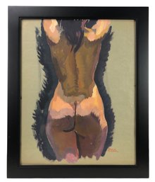 Female Nude Study Gouache, Signed Sascha Maurer (German-American, 1891-1961) - #2