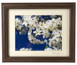 Signed Peter W. Yager Pear Blossom Photograph - #S18-1
