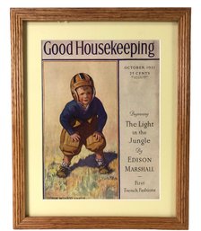 Good Housekeeping October 1932 Front Cover Framed Art Print - #S18-1