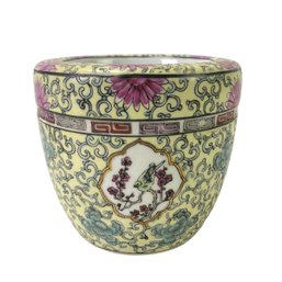 Vintage Hand Painted Japanese Imari Flower Pot - #FS-7