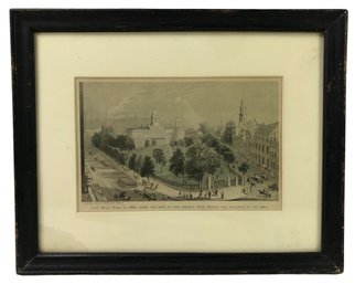 'City Hall Park' Framed Print, D. Appleton And Company, Copyright 1899 - #S18-1