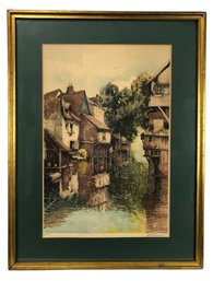 French Village Landscape Artist's Proof, Signed Ed Francois - #S12-F