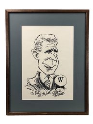 George W. Bush Ink Sketch, Signed Steve Breen (American, B. 1970) - #2