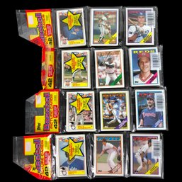 1988 Topps MLB Baseball Rack Packs (NEW, FACTORY SEALED) - #S9-3-4