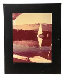 Azur! - Aswan, Egypt 1976 Photograph, Signed Teresa M. Sarno - #S11-4L