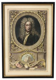 1748 Hand Colored Engraving By Jacobus Houbraken (Dutch, 1698-1780) - #S18-1