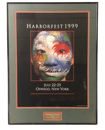 Harborfest 1999 Oswego New York Festival Poster (Signed By Photographer Daniel J. Distler) - #BR-4