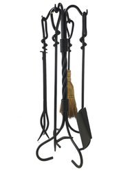 Twisted Rope 5-Piece Fireplace Tool Set - #FF