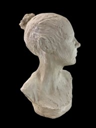 Vintage Female Bust, Signed - #W1