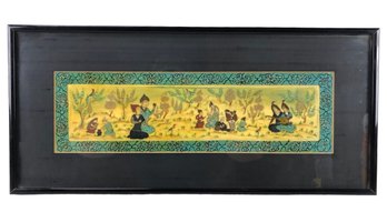 Vintage 1960s Persian Painting By Todd Gallery, The Lord & Taylor Fashion Center - #R1