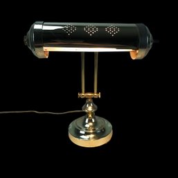 Vintage Bankers Desk Lamp (WORKS) - #S15-4