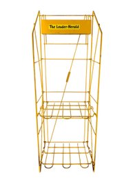 The Leader Herald New York Wire Newspaper Rack - #FF