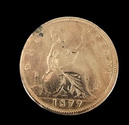 1877 Great Britain Penny - #JC-B