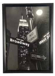 Broadway New York Framed Art Print, Printed In Spain - #2