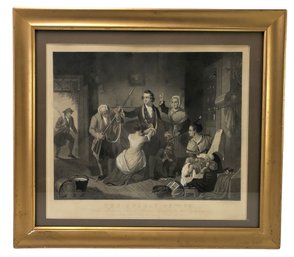 Antique 19th Century Mezzotint Engraving, 'The Spirit Of - 76' By Henry S. Sadd - #S12-F