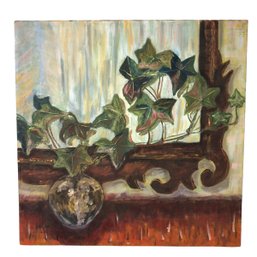 Botanical Still Life Oil On Canvas Painting - #RBW-W