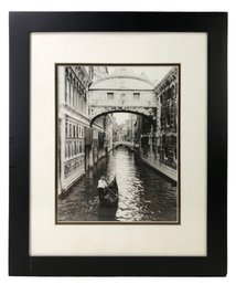 Framed Venice Canal Art Print By Cyndi Schick - #A6