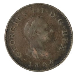 1806 Great Britain Farthing Coin - #JC-B14