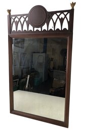 Vintage Wood Wall Mirror - #S20-F