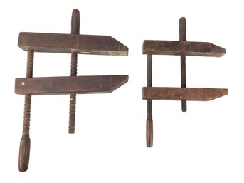 Antique Wood Clamps - #S19-2