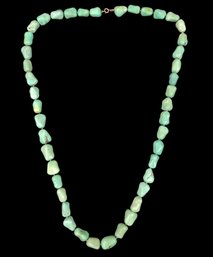 Turquoise Nugget Bead Necklace - #JC-L