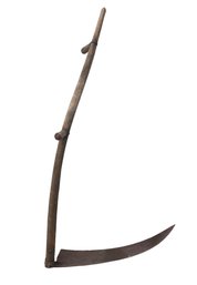 Antique 54-Inch Scythe - #BR