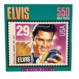 Limited Edition Elvis 550 Piece Puzzle Stamp (NEW, FACTORY SEALED) - #S15-2