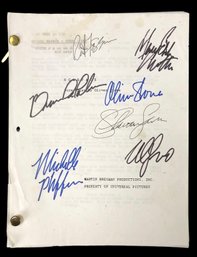 Autographed SCARFACE Movie Screenplay With Certificate Of Authenticity - #S1-2