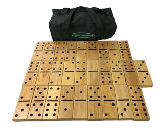 28-Piece Wood Garden Domino Game Set By Traditional Garden Dominoes - #S8-5