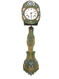 Esclatine French Comtoise Wall Clock - #W1