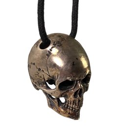 Sterling Silver Skull Pendant - #JC-L