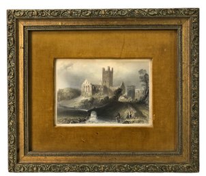 1841 Jerpoint Abbey, Kilkenny, Ireland Hand Colored Engraving By C. Cousen - #A1