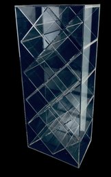 Clear Acrylic Wine Bottle Rack - #FF