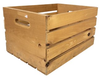 Natural Wood Storage Crate - #S11-6