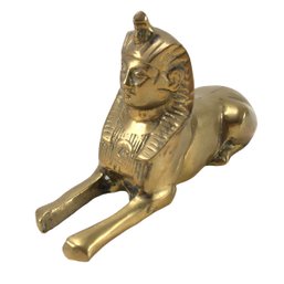 Vintage Brass Egyptian Sphinx Figurine - #FS-5