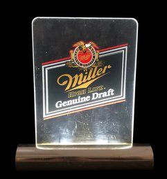 Miller Genuine Draft Fluorescent Table Lamp (WORKS) - #S9-2