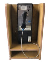 Vintage Coin Operated Payphone Booth By Frontier - #FF