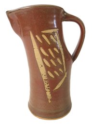 Glazed Studio Pottery Pitcher - #S7-2