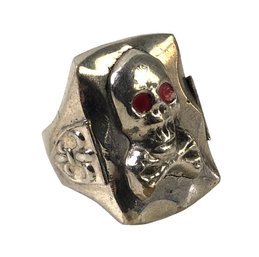 Mexican Skull & Crossbone Ring (Size 8-1/2) - #JC-L