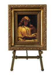 'The Maid With The Golden Hair, 1895' Framed Art Print By Frederic Leighton - #S5-4