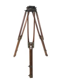 Antique Adjustable Wood Tripod - #S14-4