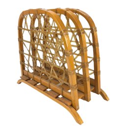 Vintage Snocraft Norway, Maine Snowshoe Magazine Rack - #S8-1