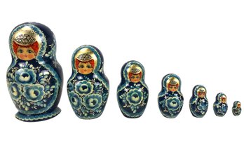 Vintage Hand Painted Russian Nesting Dolls - #FS-3