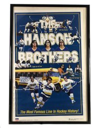 1997 Officially Licensed NHL Spokane Chiefs Hanson Brothers Framed Poster By Starline Inc. - #BR