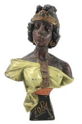 Art Nouveau Spelter Metal Zora Statue (After Emmanuel Villanis) - #S19-3