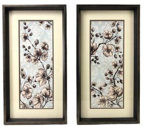 Toile Blossoms Framed Art Prints - #A8