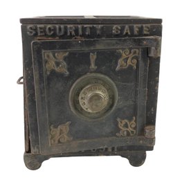 Cast Iron Security Safe Deposit Coin Bank - #S14-2