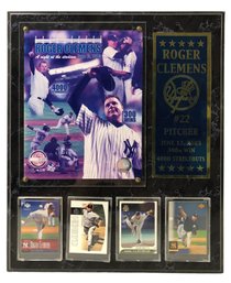 New York Yankees Roger Clemens 300 Wins 4000 Strikeouts Limited Addition Plaque - #A9