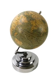 French Art Deco Terrestrial Table Globe By J. Forest, Edited By Girard, Barrere & Thomas - #S12-6